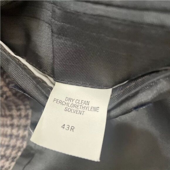 STANLEY BLACKER Blazer Mens 43R Tweed Gray Brown Plaid 100% Wool Jacket 51804 - Picture 8 of 16